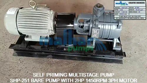 SS and Cast Iron Self Priming Bare Shaft Coupled Pump