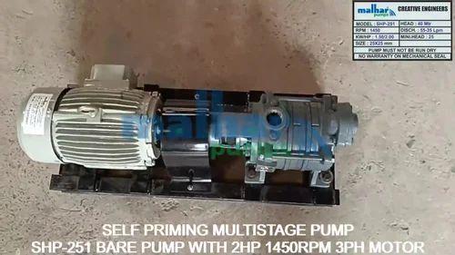 SS and Cast Iron Self Priming Bare Shaft Coupled Pump