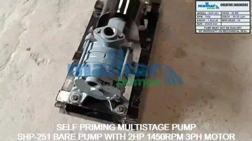 SS and Cast Iron Self Priming Bare Shaft Coupled Pump