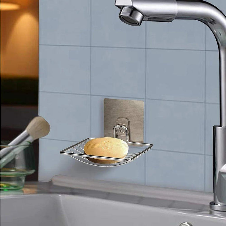 STEEL BATHROOM SOAP BOX 1 LAYER