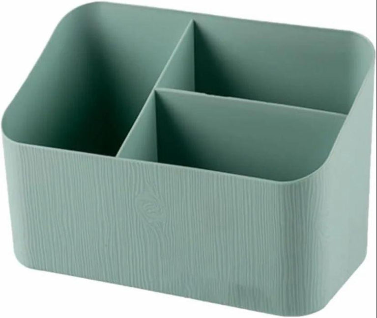 STORAGE BOX 3 COMP - 3 Section Multi-Purpose Large Size Compact Desk Storage Organizer