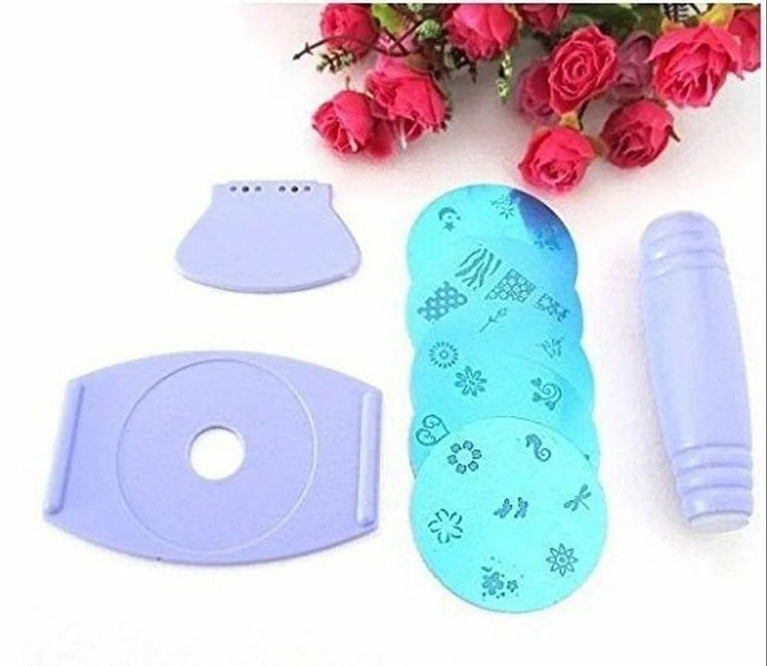 Salon Express Nail Polish Art Decoration Stamping Design Kit