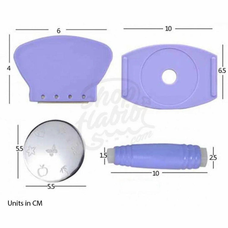 Salon Express Nail Polish Art Decoration Stamping Design Kit
