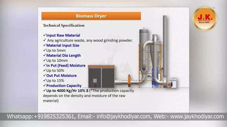 Sawdust Drying Machine