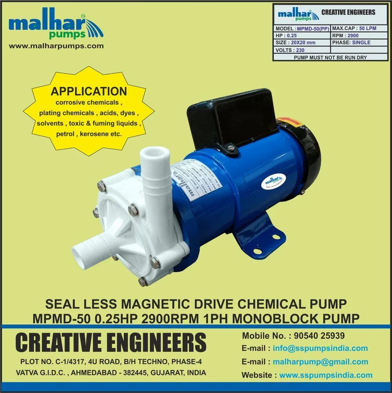 Seal Less Pump