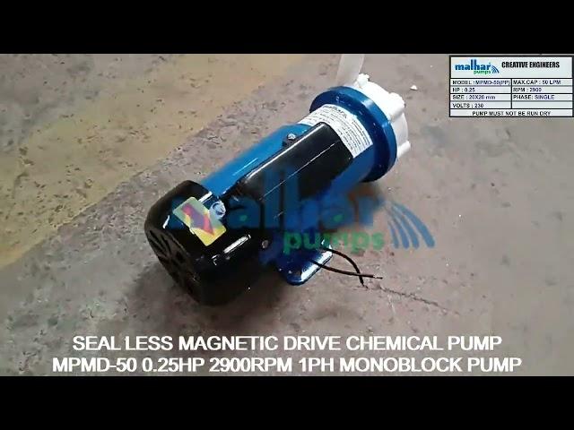 Seal Less Pump