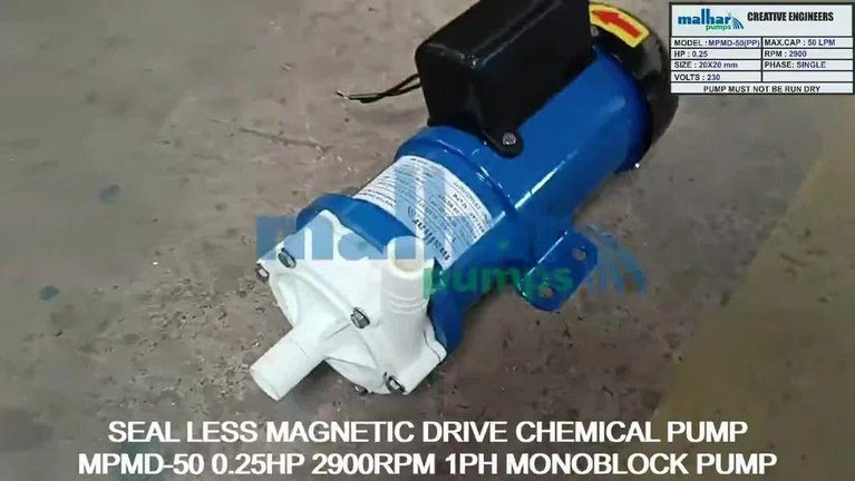 Seal Less Pump