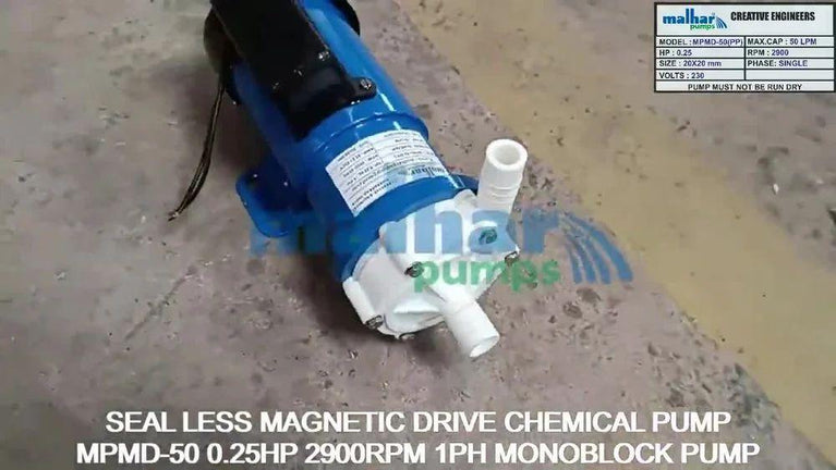 Seal Less Pump