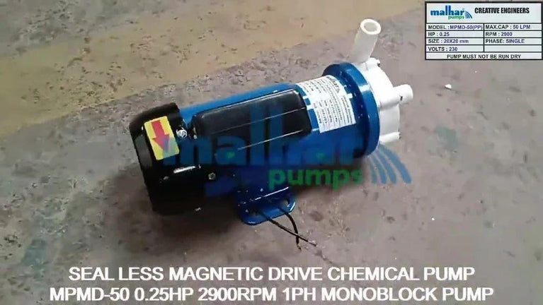 Seal Less Pump