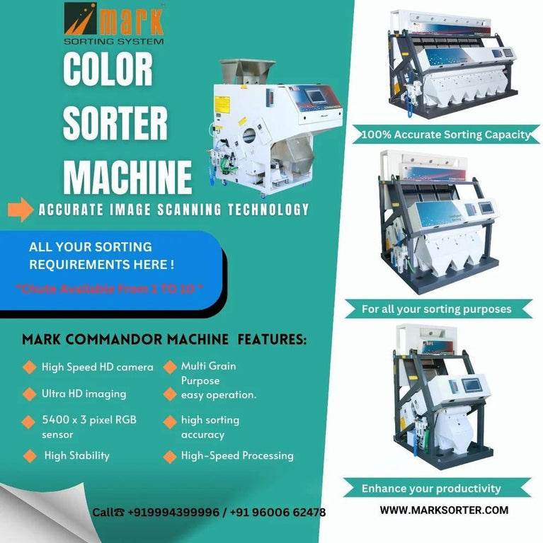 Seeds Color Sorter Machine / Seeds Color Sorter / Pulses Sorting Machine