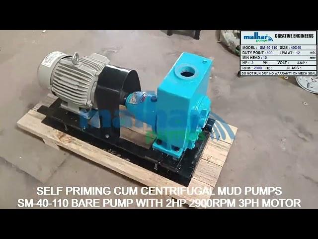Self Priming Centrifugal Mud Bare Shaft Pump