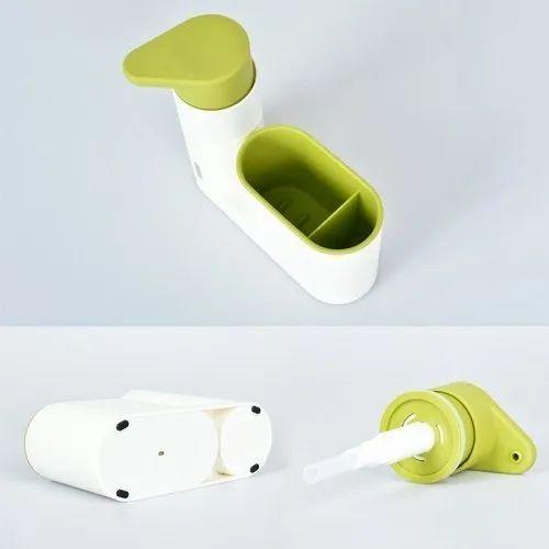 Self Sink Drainer Dishwasher Sanitizer Liquid Dispenser & Sponge Holder