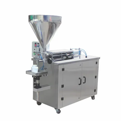 Semi- Automatic Liquid Filling Machine With Volumetric Piston Filler