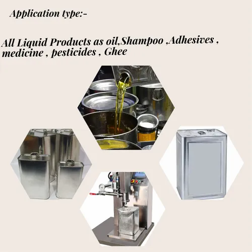 Semi-automatic Tin Filling Machine Single Head (weigh Metric)