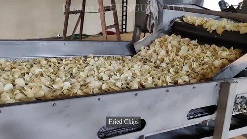 Semi Automatic Chips Frying Line