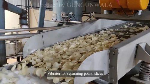 Semi Automatic Chips Frying Line