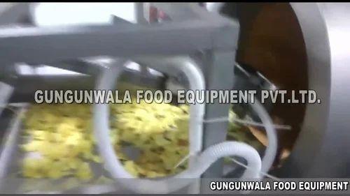 Semi Automatic Chips Frying Line With Wooden Heat Exchanger