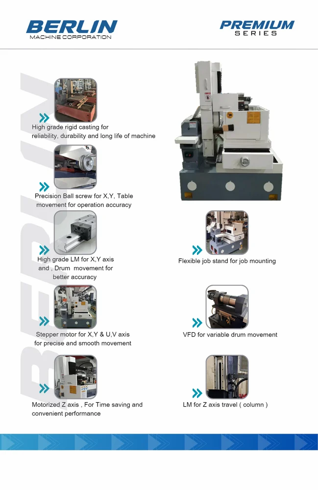Semi-Automatic Edm Wire Cut Machine