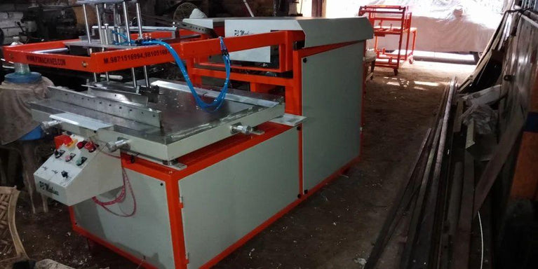 Semi Automatic Flat Screen Printing Machine