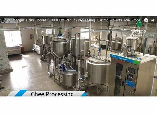 Semi Automatic Milk Pasteurization Plant