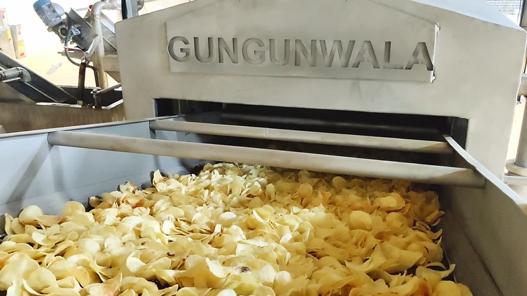 Semi Automatic Mini Potato Chips Plant
