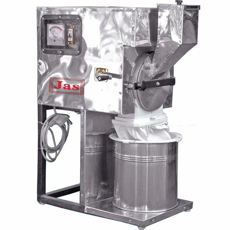Semi Automatic Stainless Steel 2 In 1 Pulverizer Machine