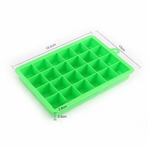 Silicone Freeze Mold 24 Ice Cube Mold Bar Pudding Jelly Chocolate Maker Mold Box Cold Drinking