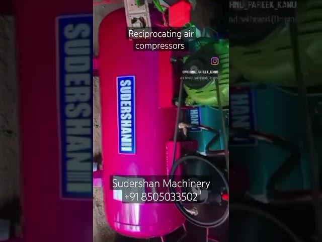 Single Stage Air Compressor Machine