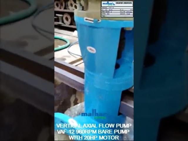 Single Stage Vertical Axial Flow Pump
