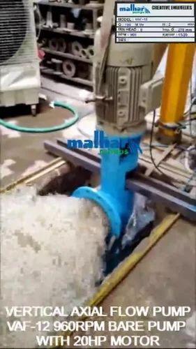 Single Stage Vertical Axial Flow Pump