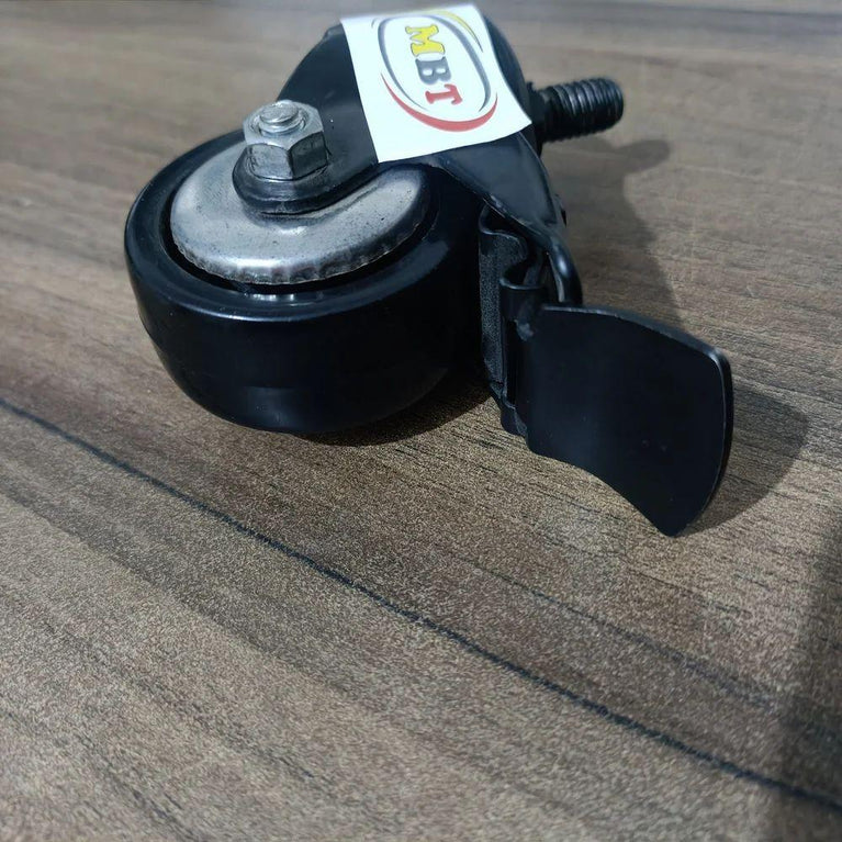 Single Wheel Pu Caster Thread With Break