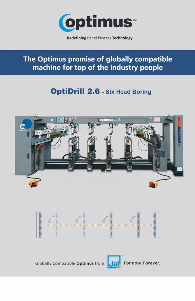 Six Head Multi Boring Optidrill 2.6