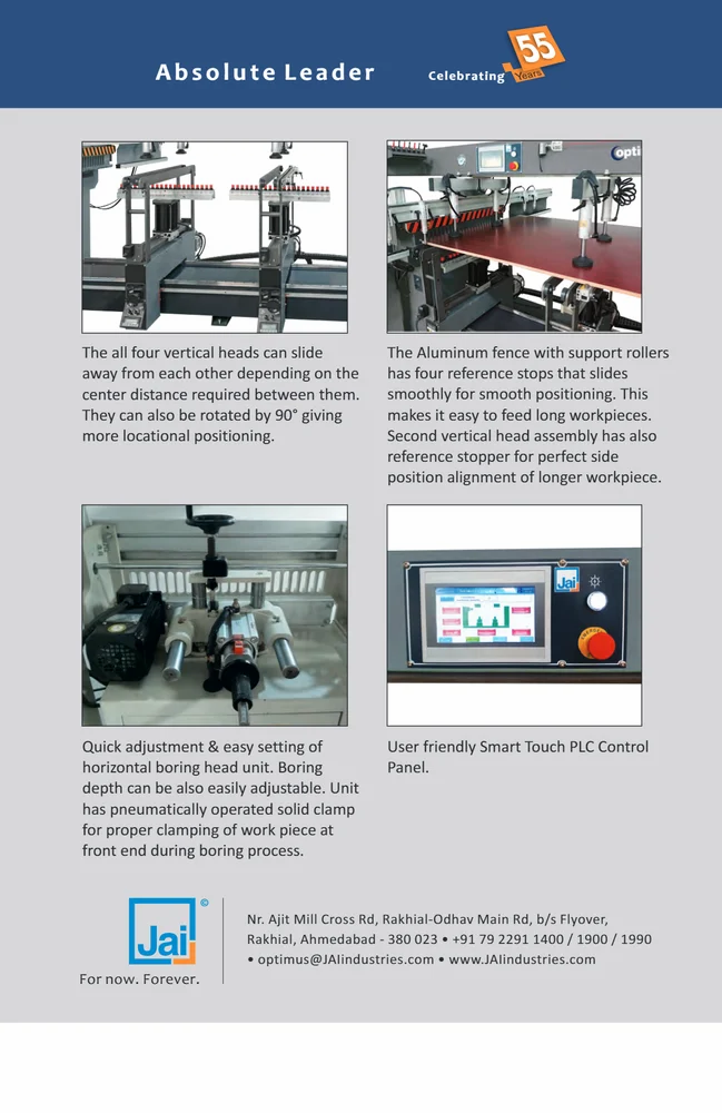 Six Head Multi Boring Optidrill 2.6