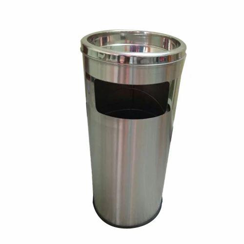 Small Steel Single Dustbin