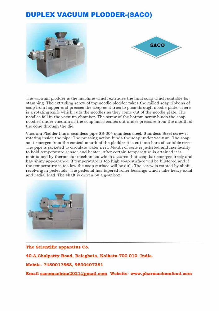 Soap Sigma Mixer Machine