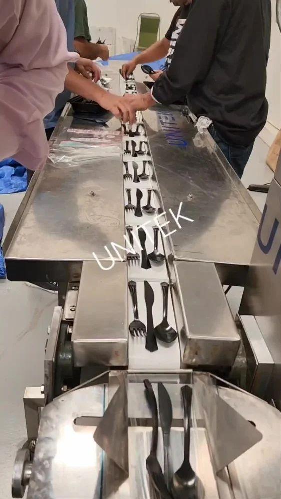 Spoon Fork Knife Cutlery Packing Machine