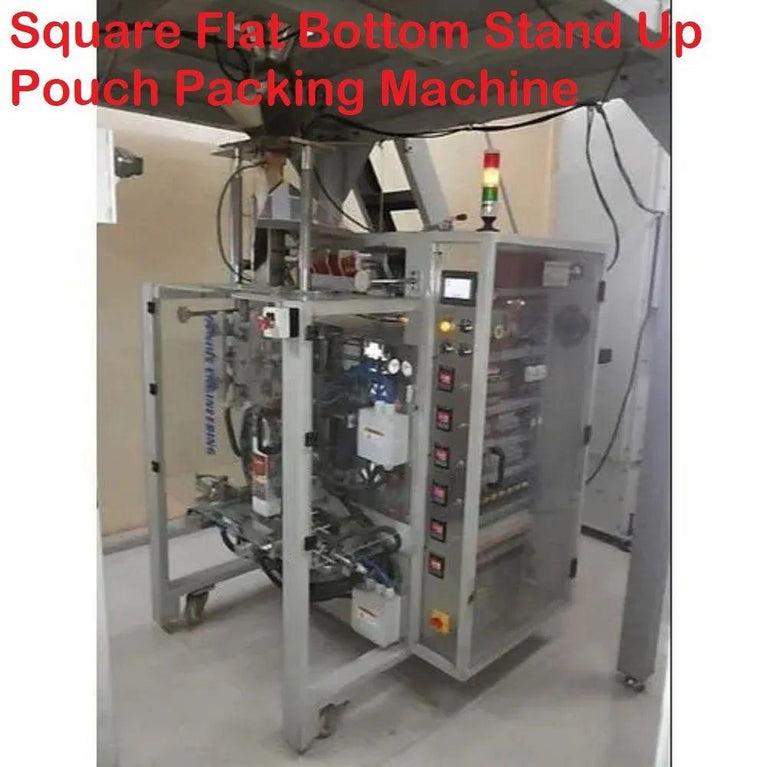 Square Flat Bottom Stand Up Pouch Packing Machine