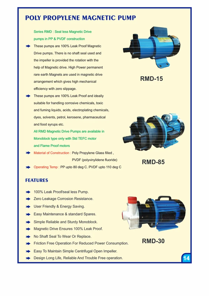 Ss Magnetic Pump