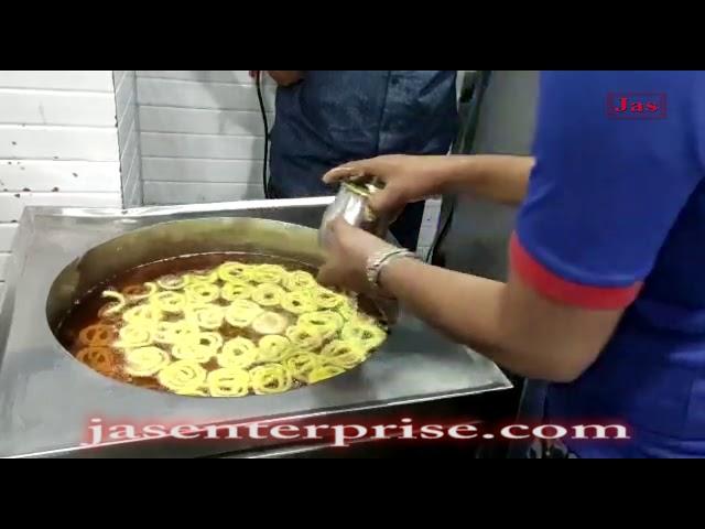 Stainless Steel  Electric / Gas Operated Jalebi Fryer For Commercial
