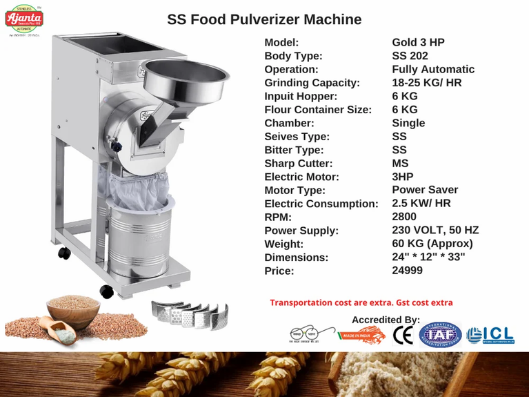 Stainless Steel Pulverizer in Rangareddi