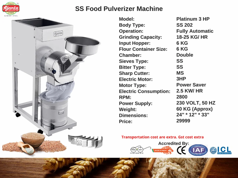 Stainless Steel Pulverizer in Rangareddi
