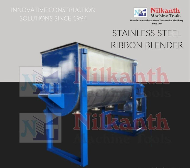 Stainless Steel Ribbon Blender Machine