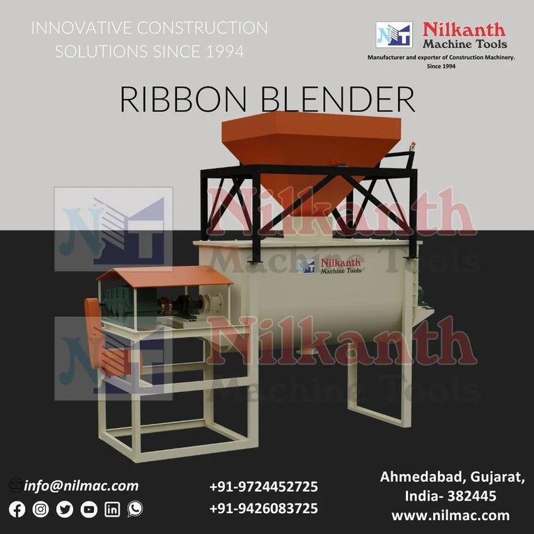 Stainless Steel Ribbon Blender Machine