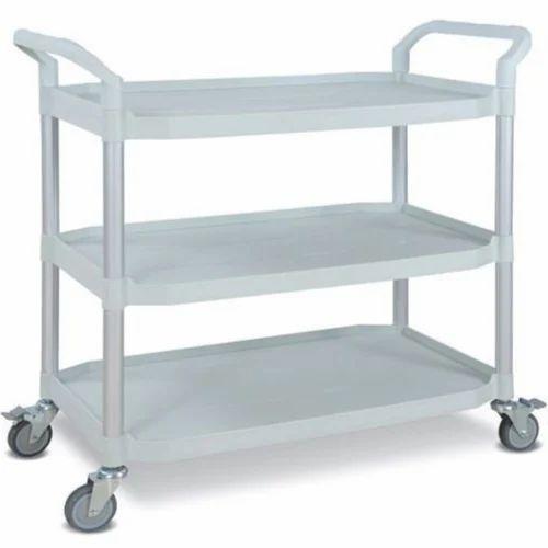 Stainless Steel Serving Trolley