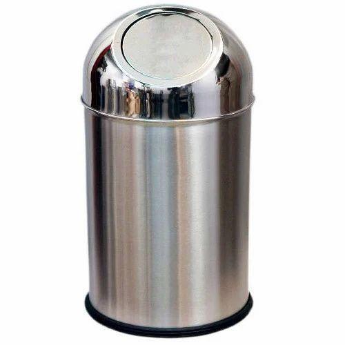 Standing Steel Flap Dustbin