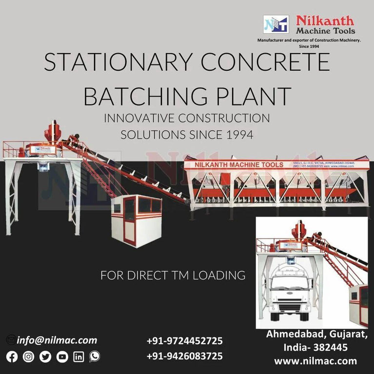 Stationary Concrete Batching Plant 30Cu.M/Hr