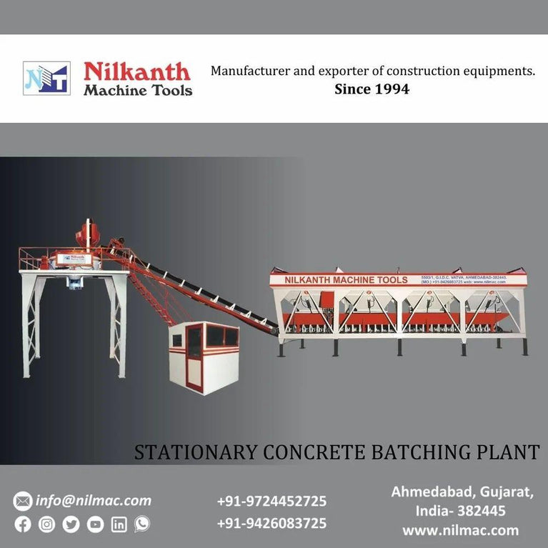 Stationary Concrete Batching Plant 45Cu.M/Hr