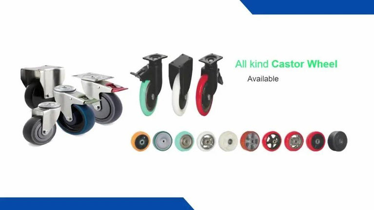 Swivel Castor Trolley Wheel With Brakes