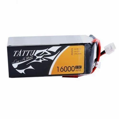 TATTU 16000mAh 6S 25C/50C Lithium Polymer Battery Pack (LiPo)