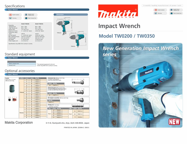TW0200 Impact Wrench
